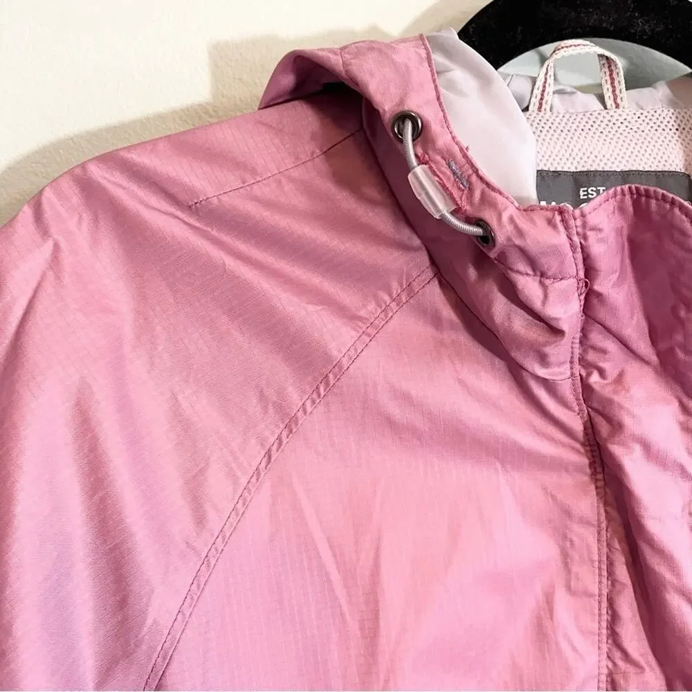 Woolrich Women's Zip Up Windbreaker Light Pink Size Medium - Picture 5 of 16